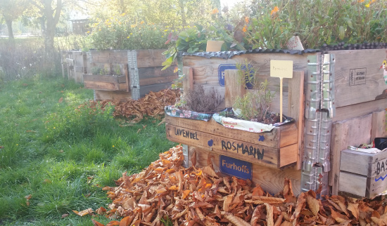 Igelunterkünfte im Garten Foto: Vera Hickethier