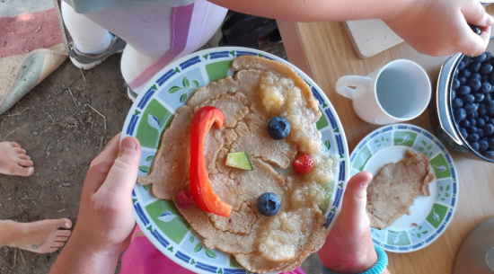 Eierkuchen Foto: NABU Zukunftsgarten
