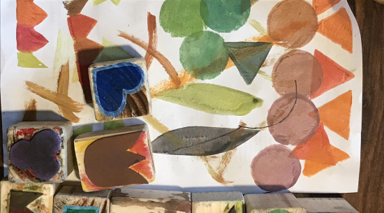 Stempeldruck Foto: Katrin Schroeder